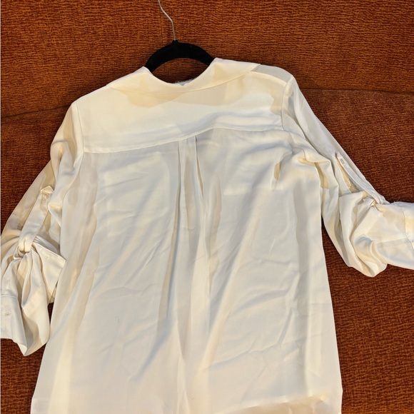 Express Ivory Button-Up Shirt - Picture 2 of 2